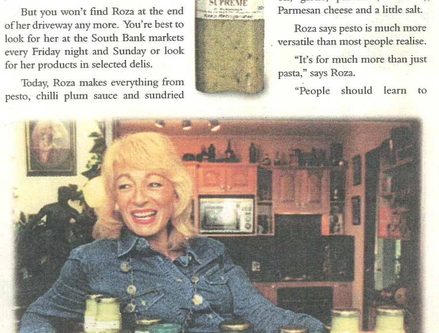 Hey Pesto! Table Talk with Roza Robertson
