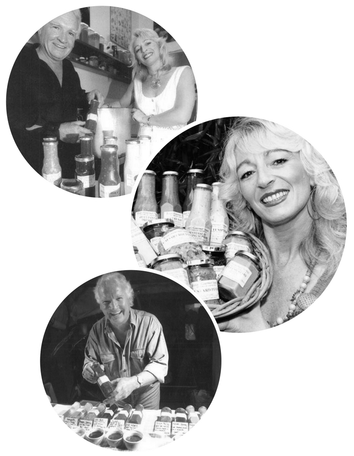 bill and roza robertson founder rozas gourmet