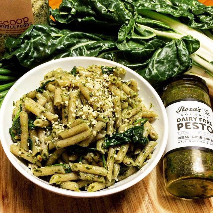 Dairy Free Pesto Pasta Lunch Bowl