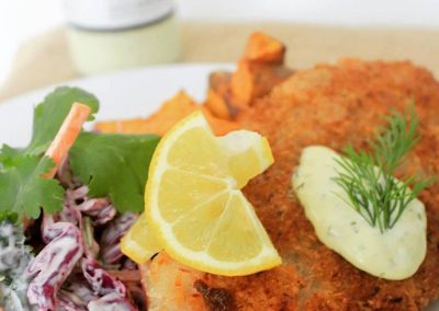 Coconut Crumbed Fish