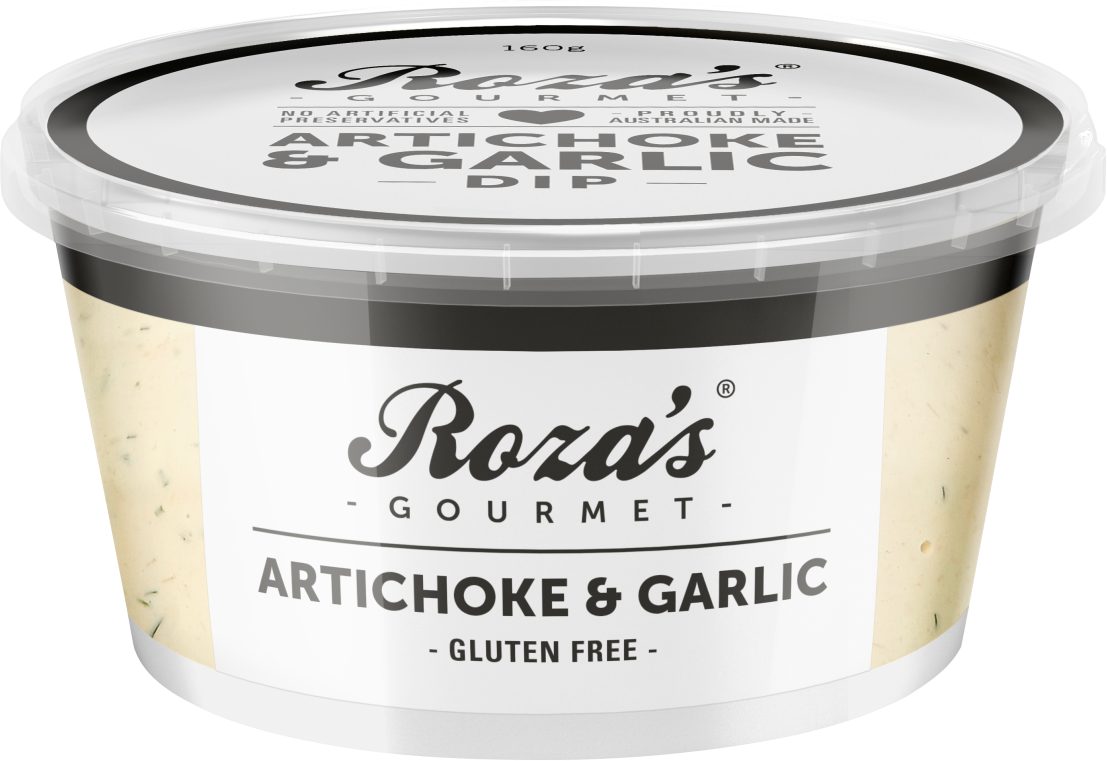 Artichoke & Garlic Dip Roza's Gourmet
