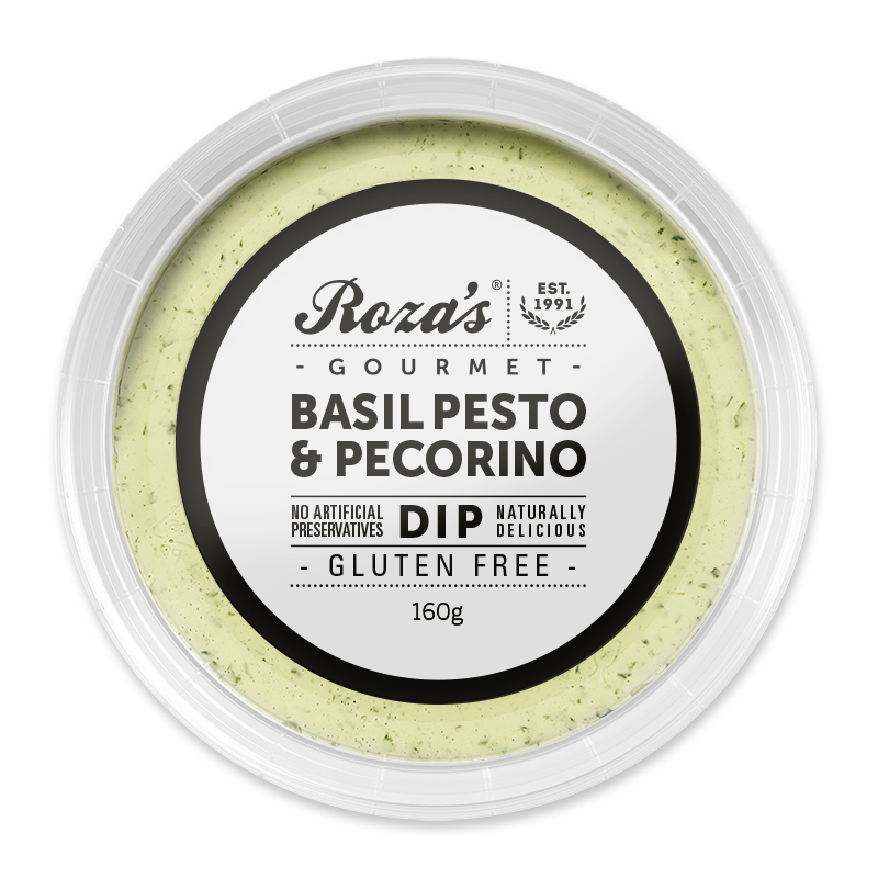 Basil Pesto & Pecorino Dip Roza's Gourmet