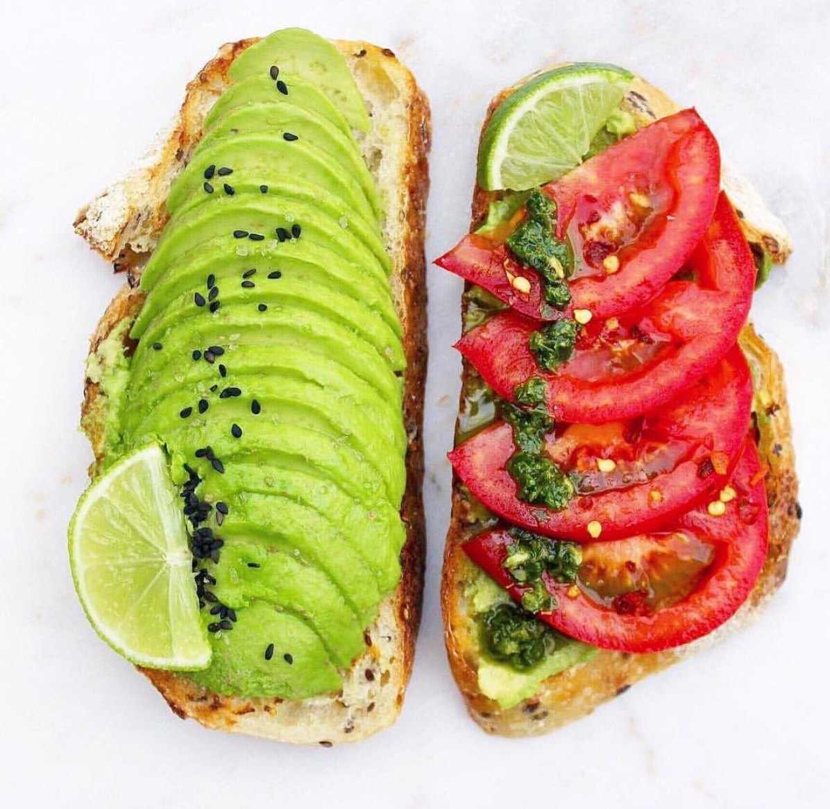 Pesto, Avocado and Tomato on Sourdough - Roza&amp;#39;s Gourmet