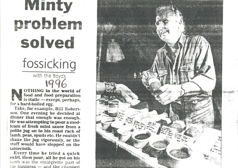 Minty Problem Solved with Bill Robertson