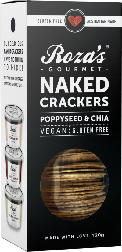 Naked Crackers - Poppyseed & Chia