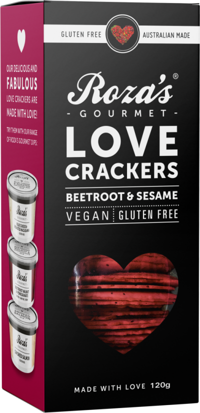 Love Crackers - Beetroot & Sesame