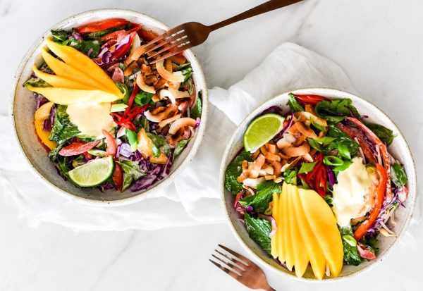 Roza's Gourmet Mango Mayonnaise Summer Slaw Recipe healthy food salad ideas 2