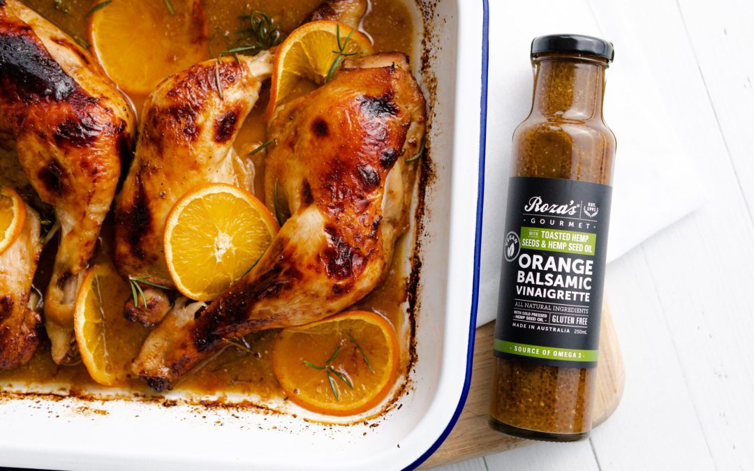 Orange Balsamic Baked Chicken