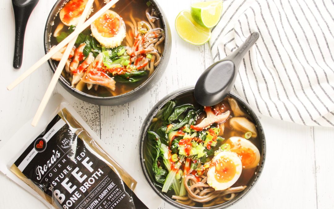 Comforting Beef  Broth Ramen