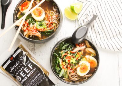 Comforting Beef  Broth Ramen